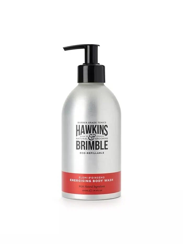 Гель для душа Hawkins and Brimble, многоразового использования, 10,1 жидких унций Hawkins & Brimble