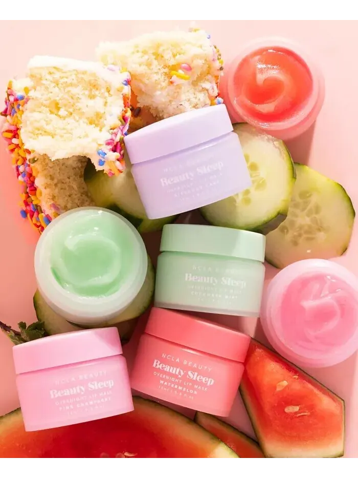 Маска для лица NCLA Beauty — Ночная для губ Sleep – розовое шампанское — изображение 4 из 6