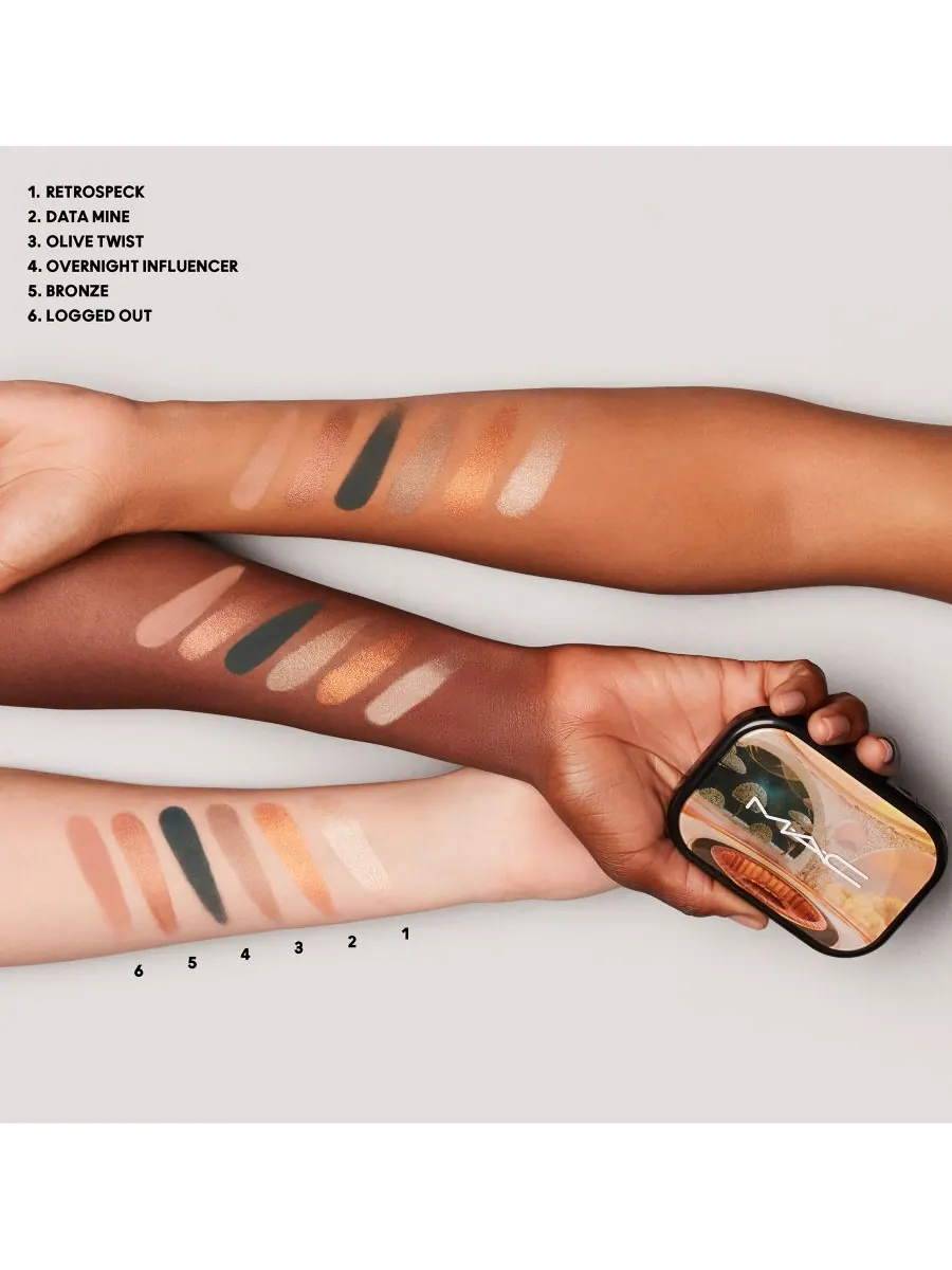 MAC Палитра теней для век Connect In Colour - Бронзовое влияние — изображение 4 из 7