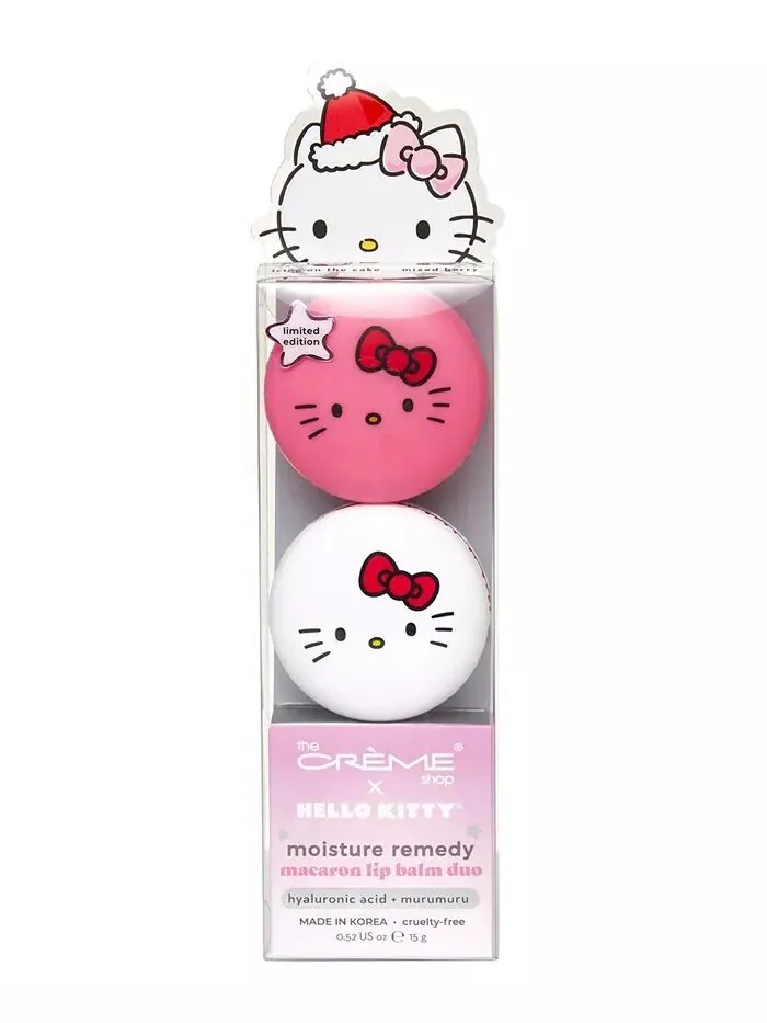 X Hello Kitty 2 шт. Набор бальзамов для губ Macaron The Crème Shop