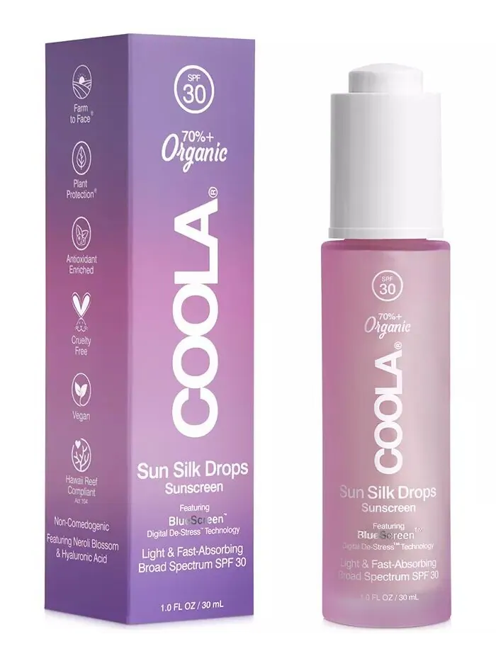 Солнцезащитные капли SPF 30 Coola