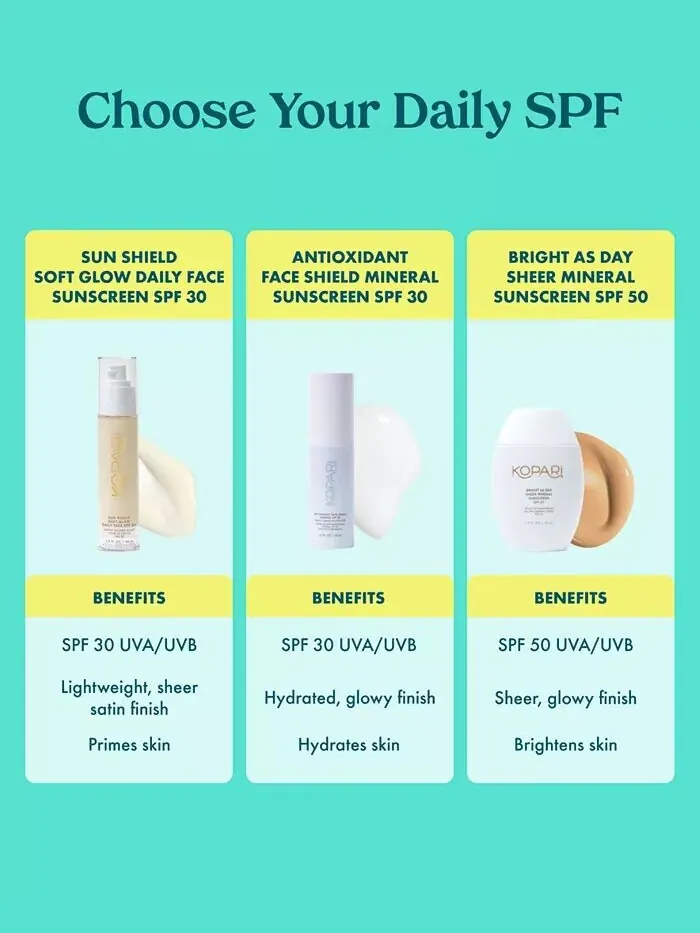 Прозрачный минеральный солнцезащитный крем Bright As Day SPF 50, 1,7 унции Kopari Beauty — изображение 10 из 12