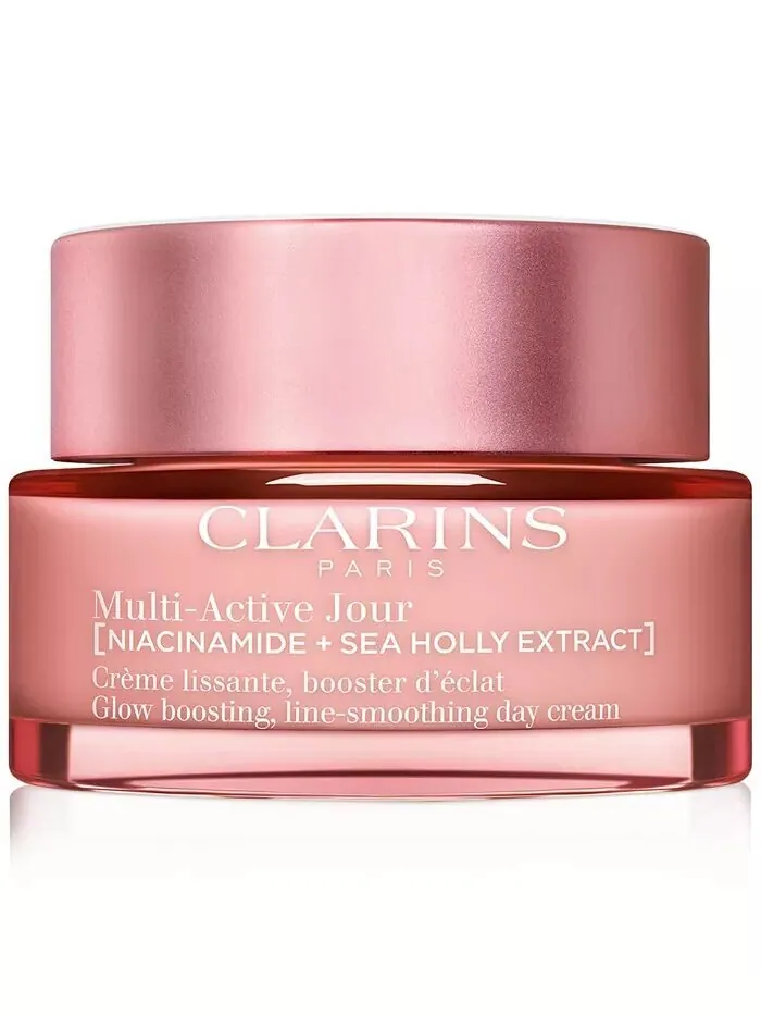Крем для лица Clarins — Мультиактивный дневной увлажняющий для морщин, пор и сияния с ниацинамидом