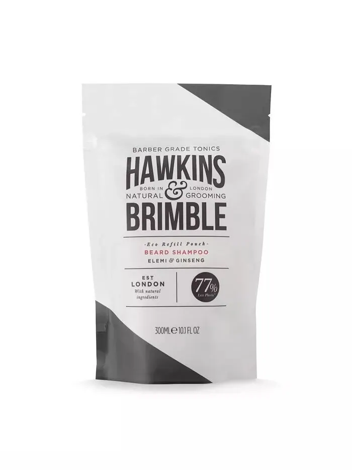Шампунь Пакетик шампуня для бороды, 10,1 жидких унций Hawkins & Brimble
