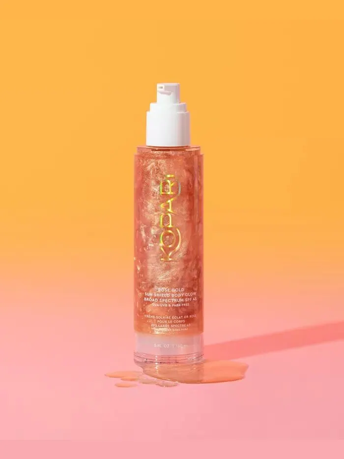 Солнцезащитный крем для тела с розовым золотом SPF 45 Kopari Beauty — изображение 2 из 8