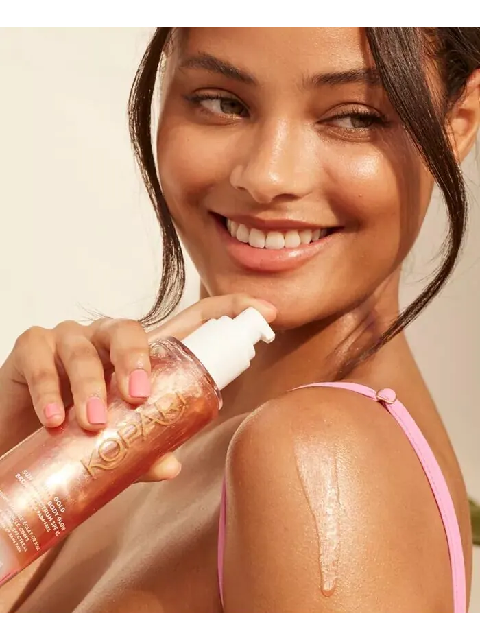 Солнцезащитный крем для тела с розовым золотом SPF 45 Kopari Beauty — изображение 4 из 8