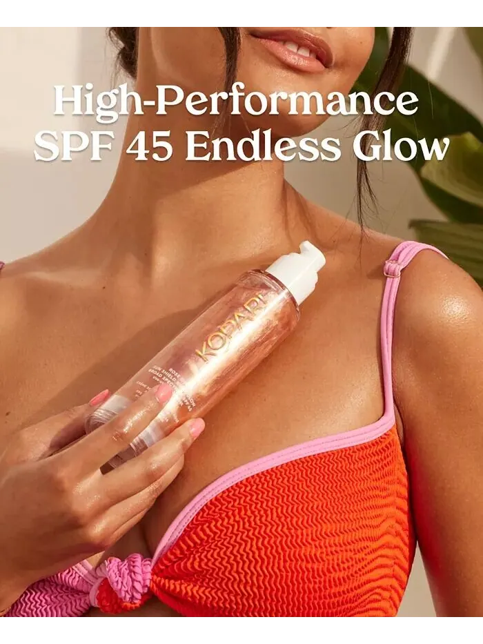 Солнцезащитный крем для тела с розовым золотом SPF 45 Kopari Beauty — изображение 5 из 8