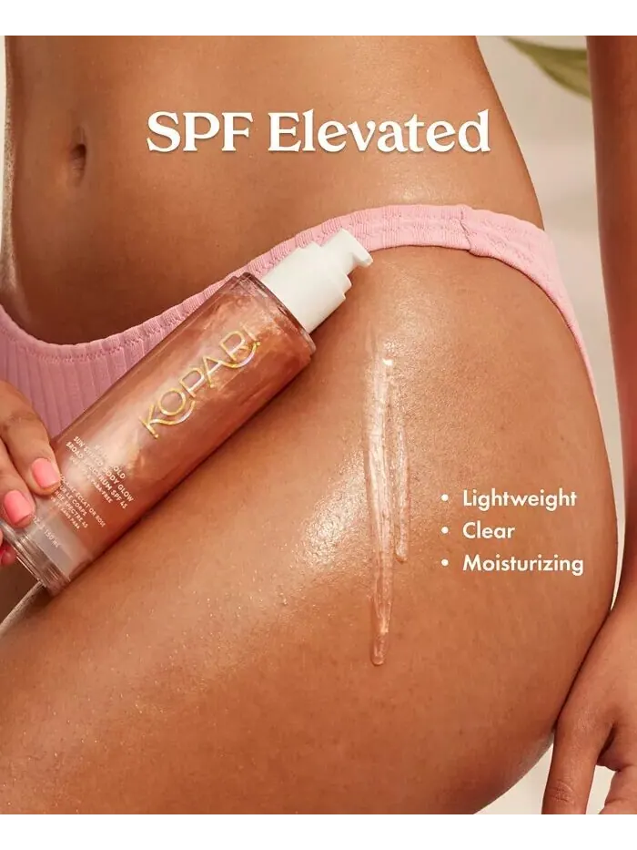 Солнцезащитный крем для тела с розовым золотом SPF 45 Kopari Beauty — изображение 6 из 8