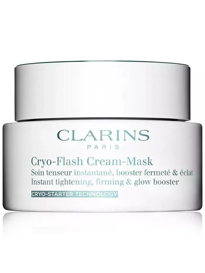Маска для лица Clarins — Cryo-Flash с мгновенным лифтинговым эффектом и сиянием