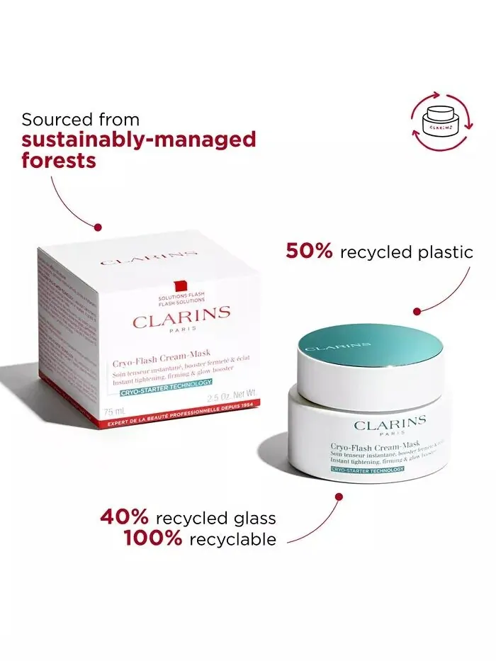 Маска для лица Clarins — Cryo-Flash с мгновенным лифтинговым эффектом и сиянием — изображение 11 из 11