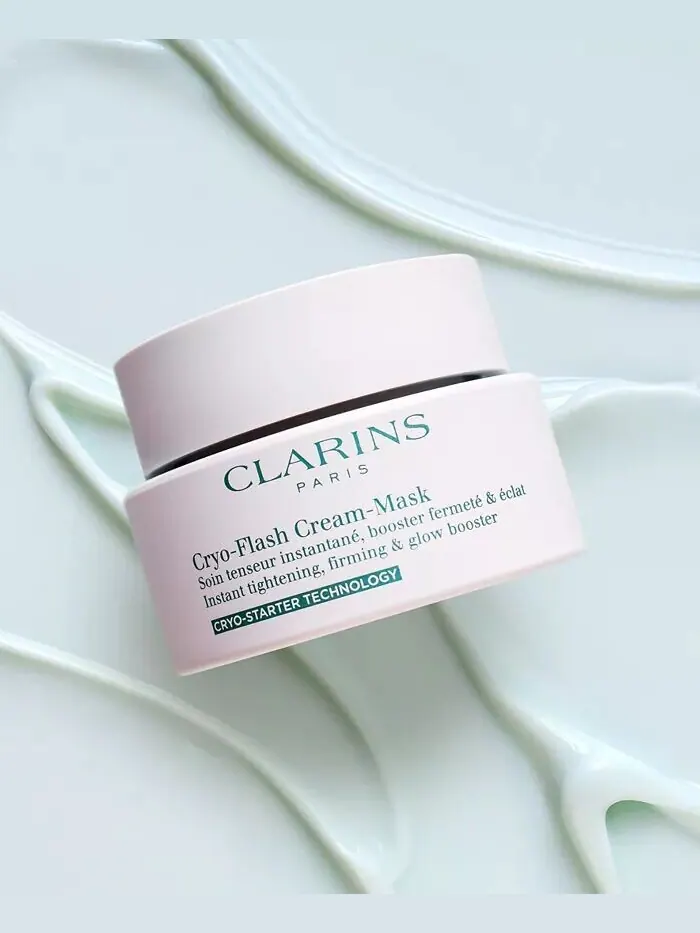 Маска для лица Clarins — Cryo-Flash с мгновенным лифтинговым эффектом и сиянием — изображение 5 из 11