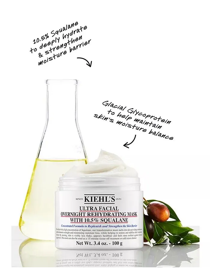 Тоник Kiehl's — Ночная увлажняющая Ultra с , % сквалана, Since — изображение 11 из 13