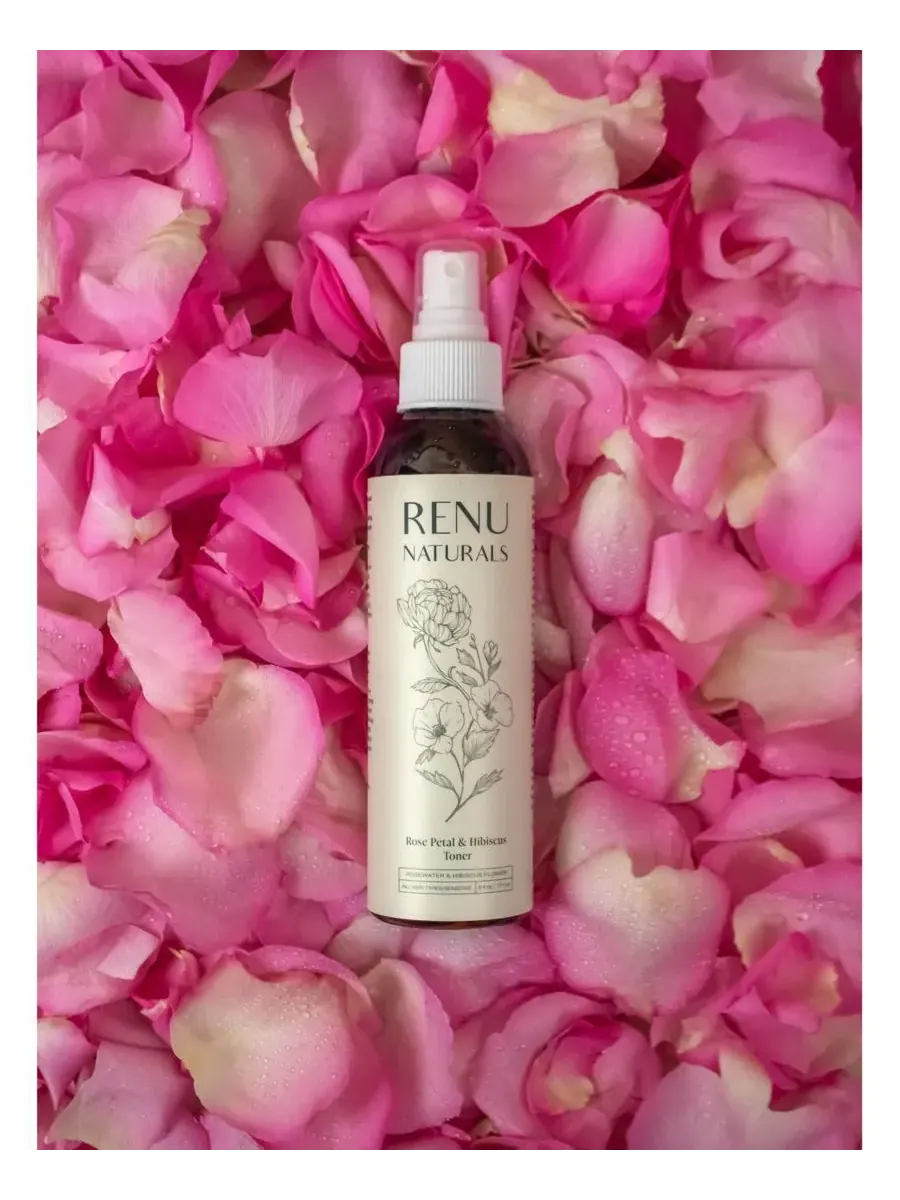 Тоник Renu Naturals — С лепестками розы и гибискусом , Natural Opaque — изображение 2 из 3