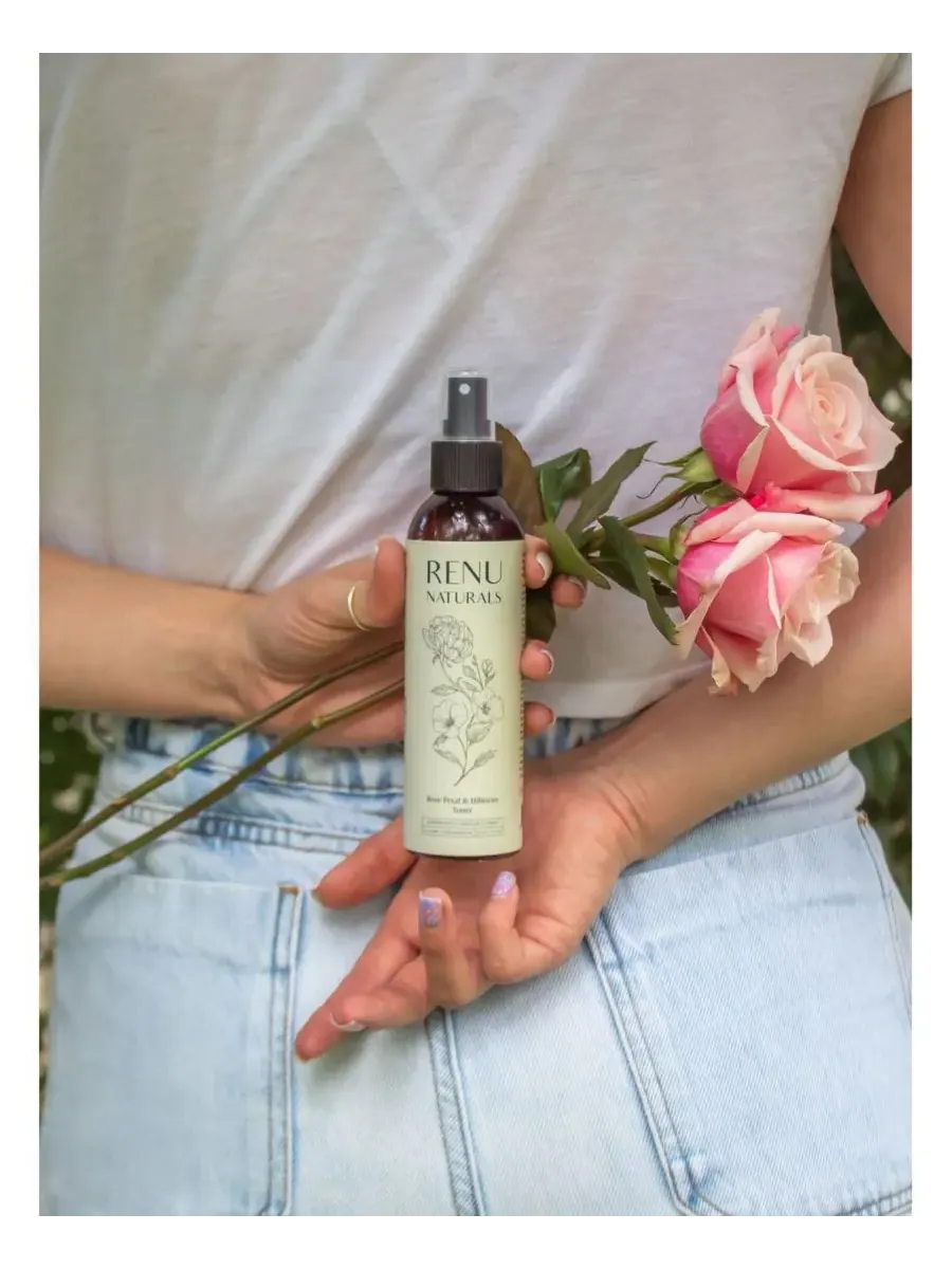 Тоник Renu Naturals — С лепестками розы и гибискусом , Natural Opaque — изображение 3 из 3