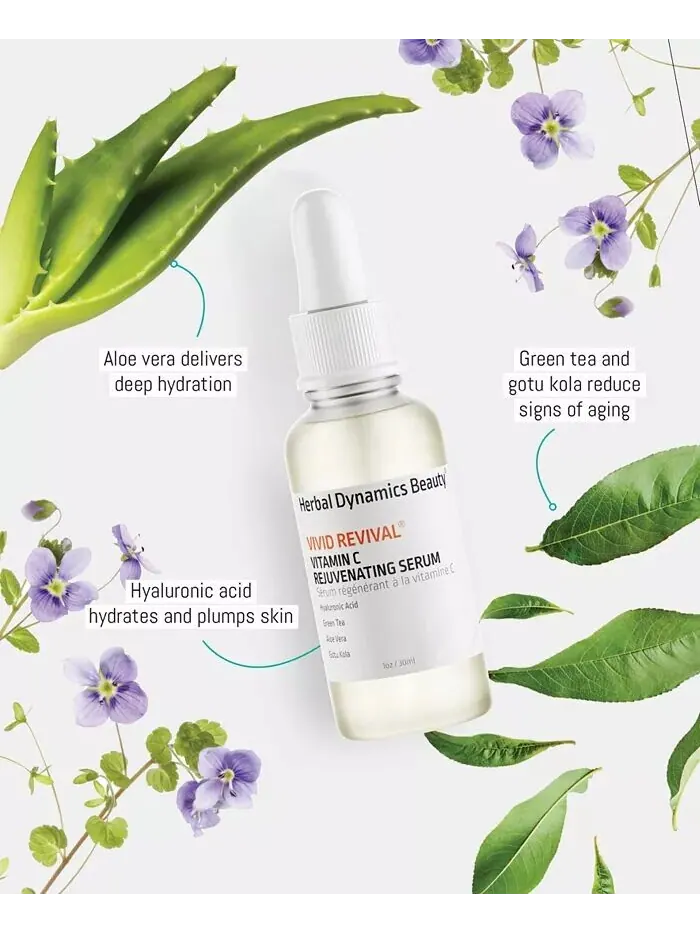 Сыворотка Herbal Dynamics Beauty — Омолаживающая с витамином С % — изображение 4 из 6