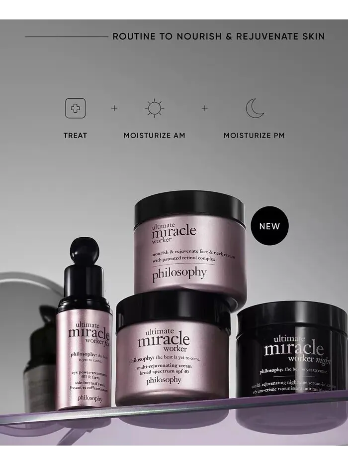 Ultimate Miracle Worker Питательный и омолаживающий крем для лица и шеи Philosophy — изображение 9 из 9