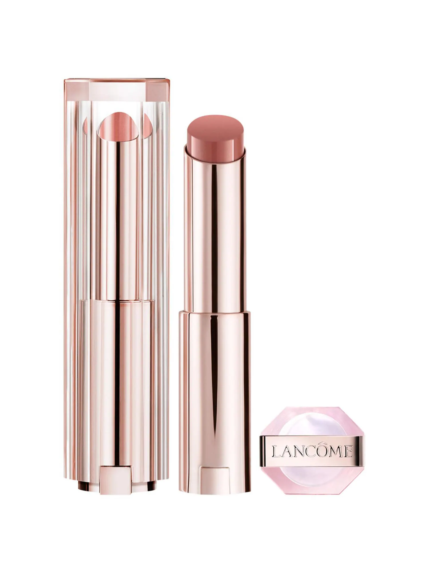 Увлажняющий бальзам Lancome Lip Idole Squalane-12 Butterglow, оттенок Throwing Beige, 3 г