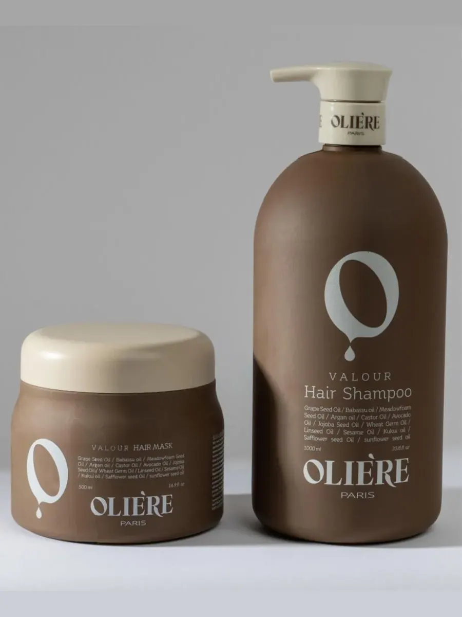 Oliere Paris Набор для ухода за волосами Valour Cleanse & Repair Hair Care Duo — мульти