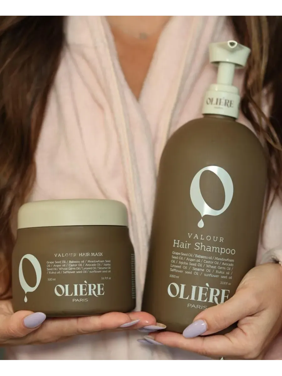 Oliere Paris Набор для ухода за волосами Valour Cleanse & Repair Hair Care Duo — изображение 2 из 5
