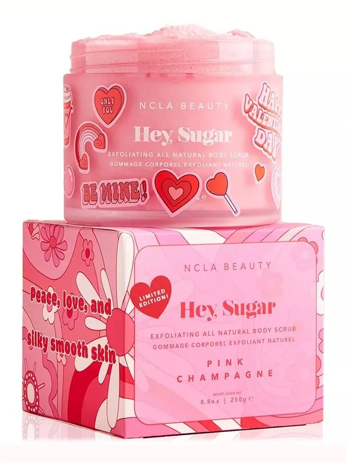 Эй, Скраб для тела с сахаром и розовым шампанским, 8,8 унции Ncla Beauty
