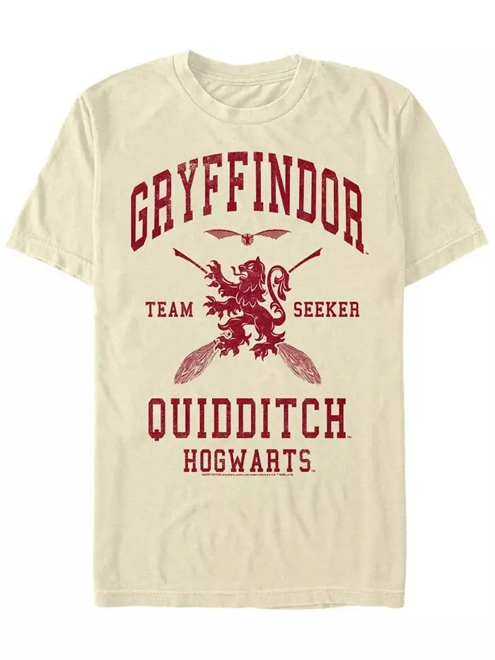 Мужская футболка с коротким рукавом Gryffindor Seeker Crew Fifth Sun — белый