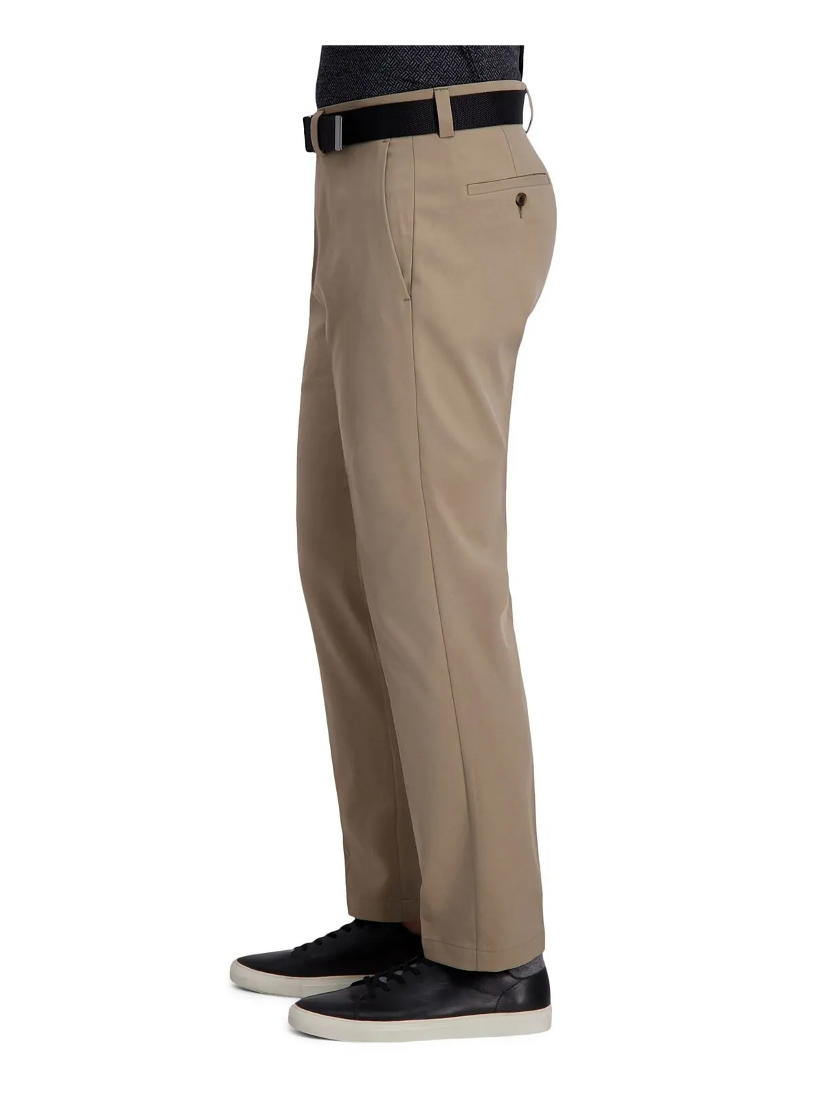 Плоские передние брюки cool right performance flex straight fit Haggar — изображение 4 из 8, хаки