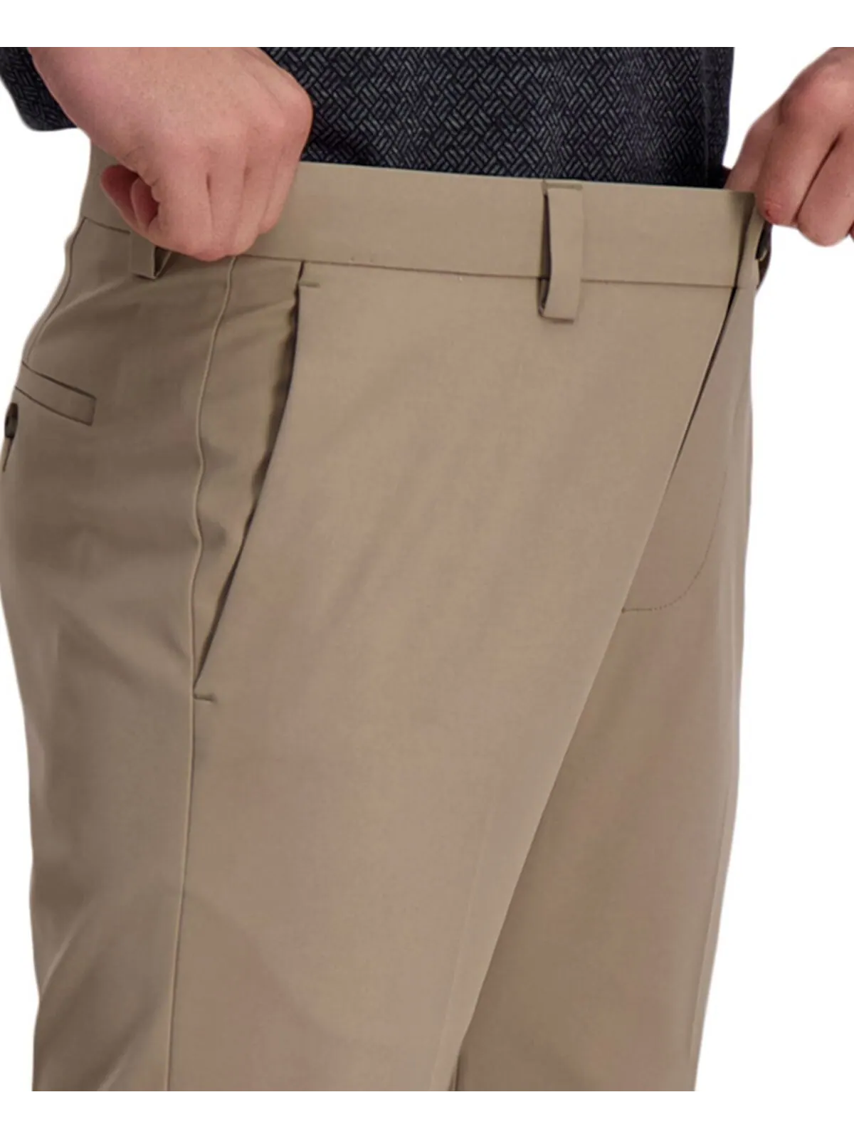 Плоские передние брюки cool right performance flex straight fit Haggar — изображение 5 из 8, хаки