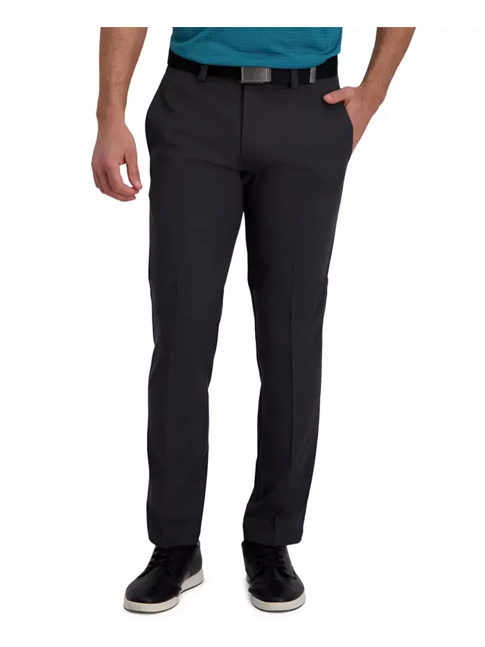 Классические брюки Cool Right Performance Flex Straight Fit с плоской передней частью Haggar — изображение 1 из 7