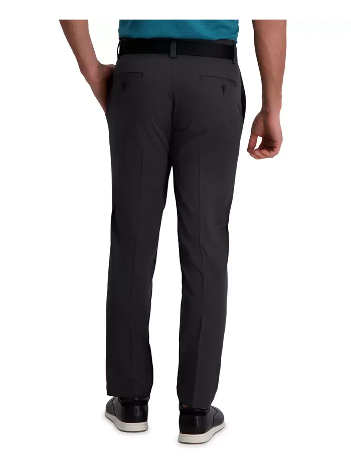 Классические брюки Cool Right Performance Flex Straight Fit с плоской передней частью Haggar — изображение 2 из 7