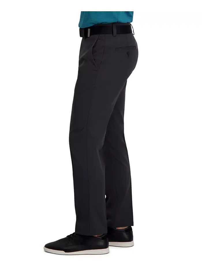 Классические брюки Cool Right Performance Flex Straight Fit с плоской передней частью Haggar — изображение 3 из 7