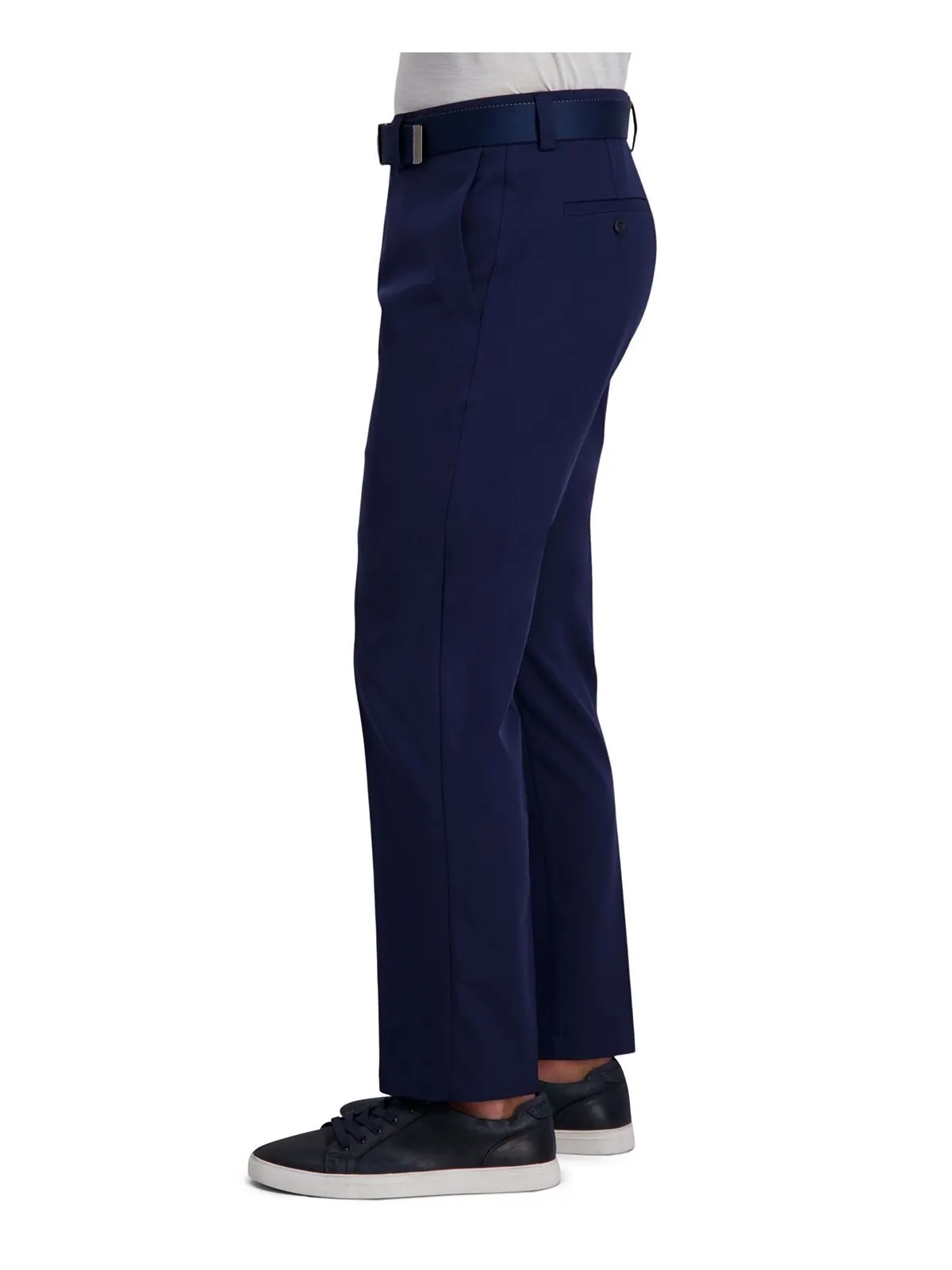 Плоские передние брюки cool right performance flex straight fit Haggar — изображение 4 из 7, синий