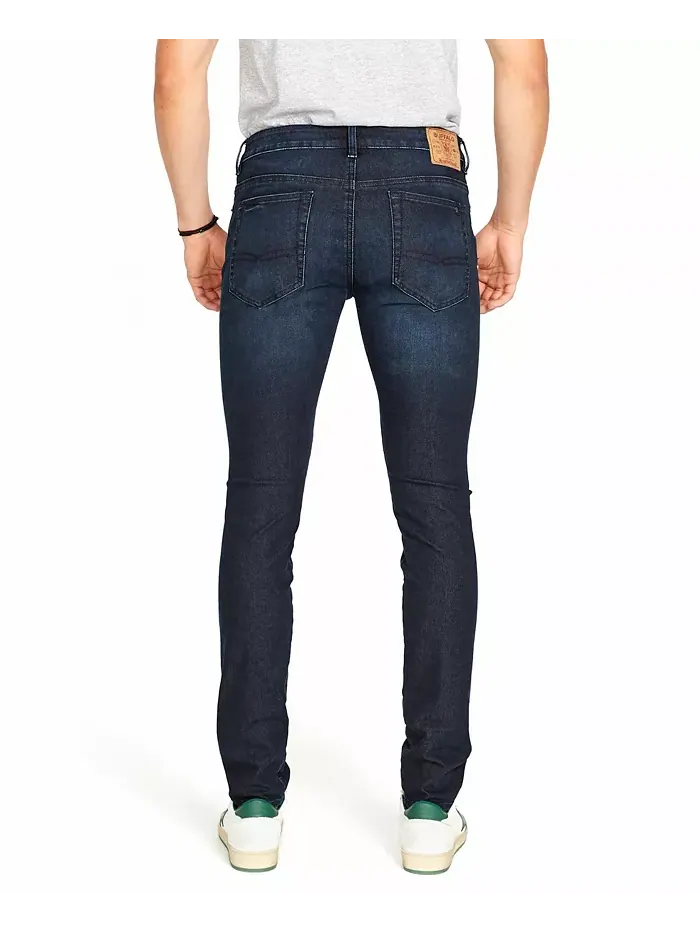 Мужские джинсы Skinny Max Stretch Buffalo David Bitton — изображение 6 из 10, глубокий индиго
