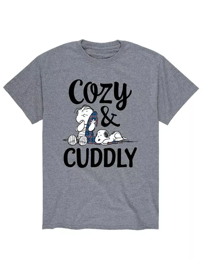 Футболка мужская Peanuts Cozy Cuddly AIRWAVES — серый