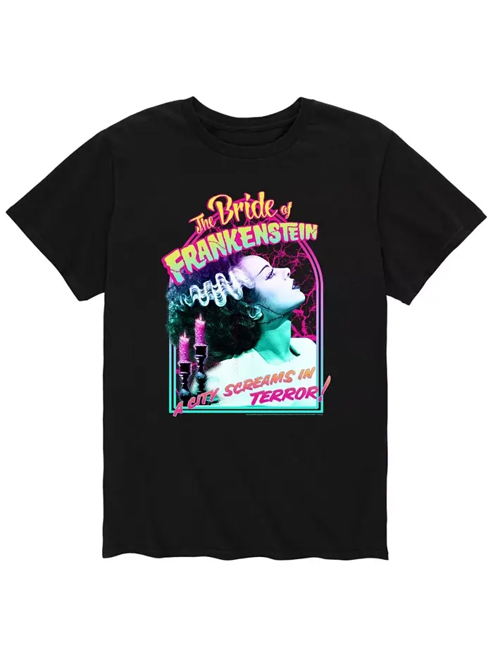 Мужская футболка Universal Classic Monster Bride AIRWAVES — черный