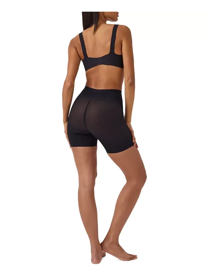 Женские шорты Thinstincts 2.0 с высокой талией до середины бедра SPANX — изображение 5 из 6, черный