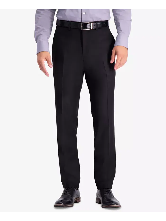 Мужские классические брюки Premium Textured Weave Slim-Fit с эффектом стрейч Kenneth Cole Reaction — изображение 1 из 5
