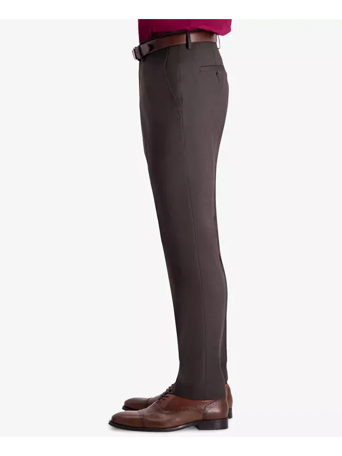 Мужские классические брюки Premium Textured Weave Slim-Fit с эффектом стрейч Kenneth Cole Reaction — изображение 3 из 5