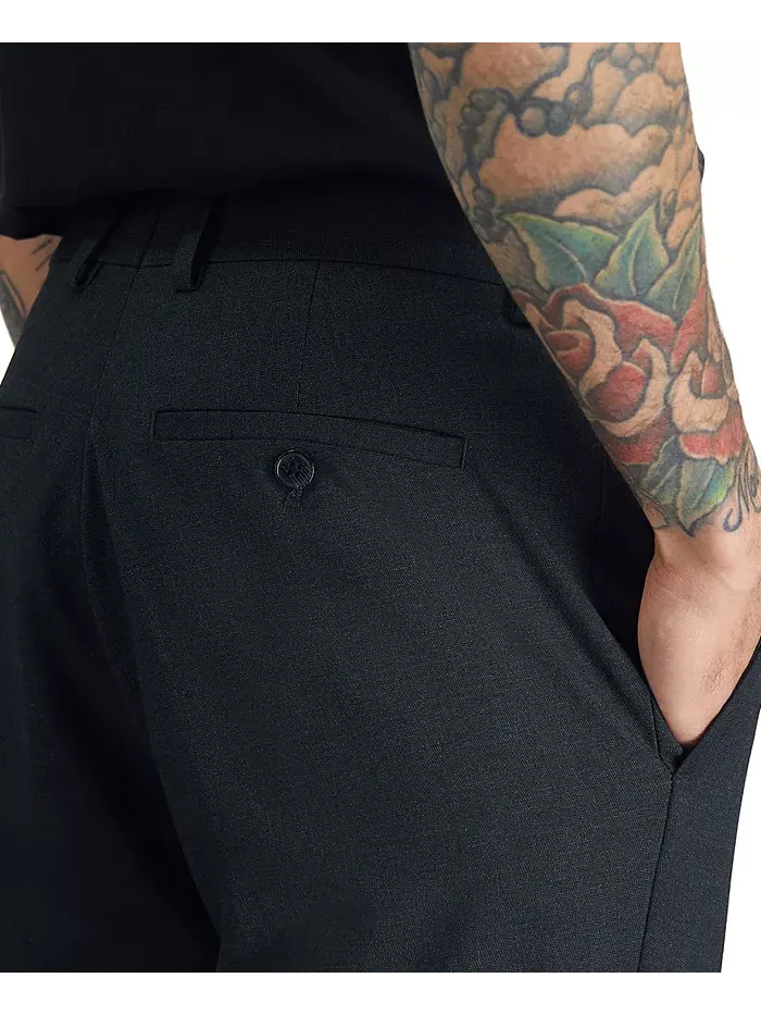 Мужские классические брюки Premium Textured Weave Slim-Fit с эффектом стрейч Kenneth Cole Reaction — изображение 5 из 8