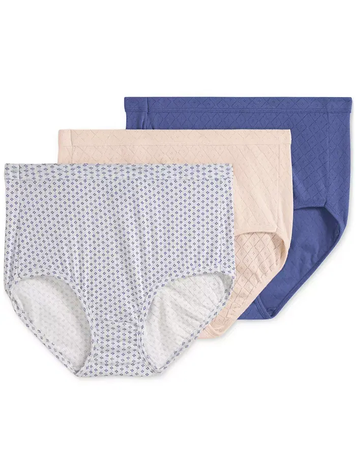 Комплект из 3 трусиков-брифов Elance Breathe Brief, размер 1542, увеличенные размеры Jockey — изображение 4 из 4