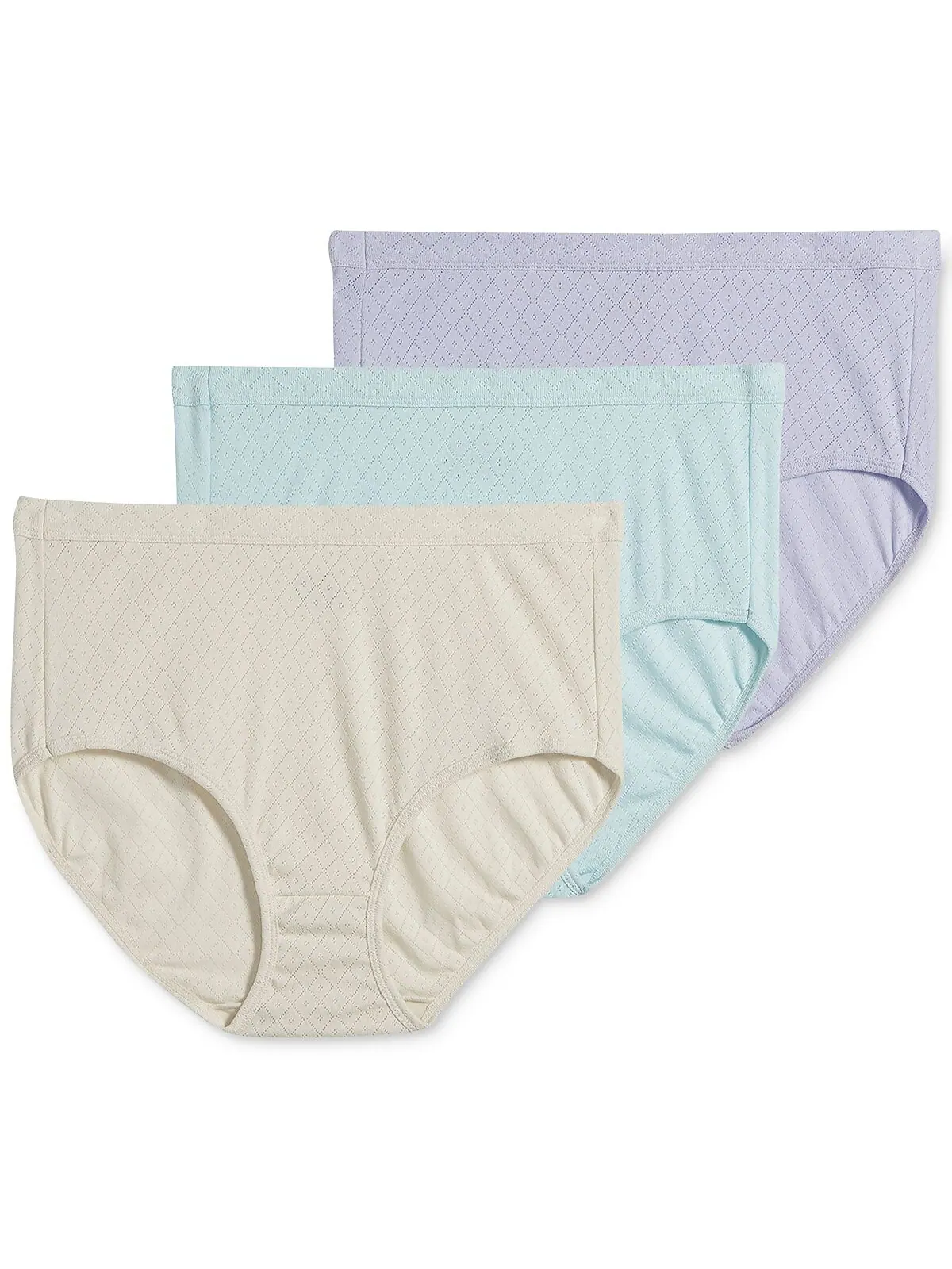 Комплект нижнего белья Elance Breathe Brief, 3 шт., 1542, увеличенные размеры Jockey — изображение 2 из 2, фиолетовый