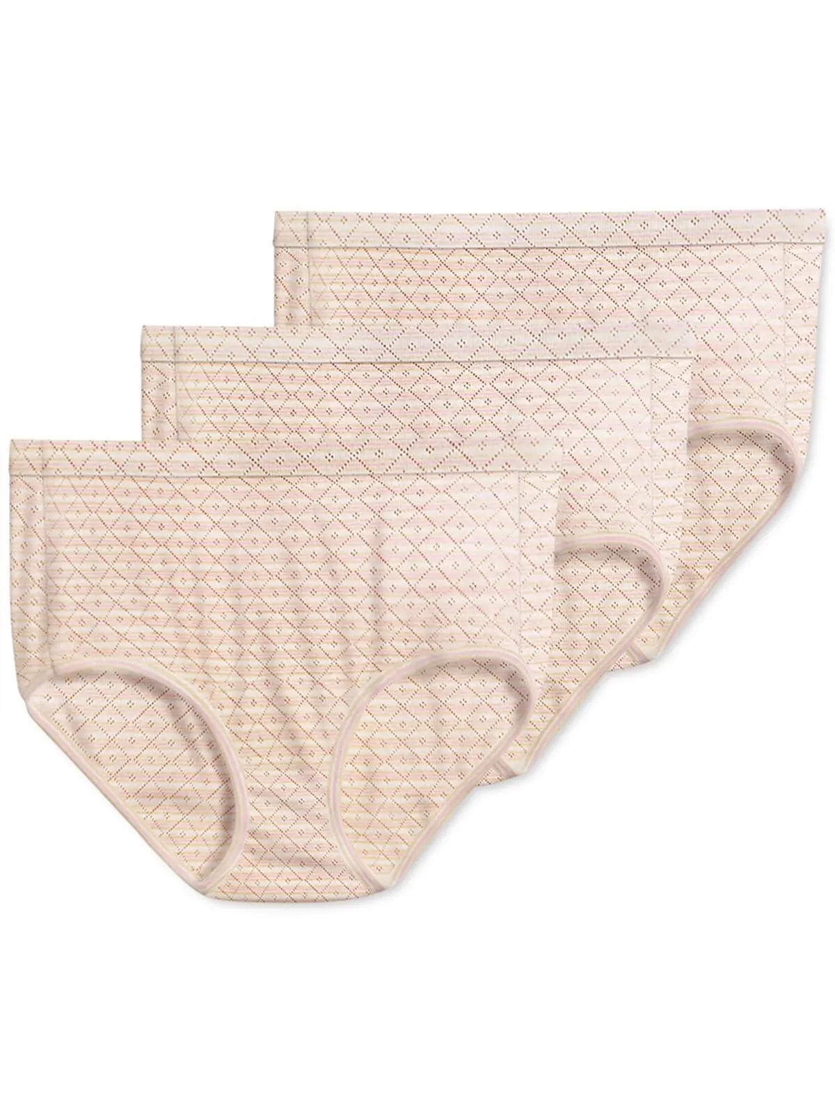 Комплект нижнего белья Elance Breathe Brief, 3 шт., 1542, увеличенные размеры Jockey — изображение 1 из 3, прозрачный