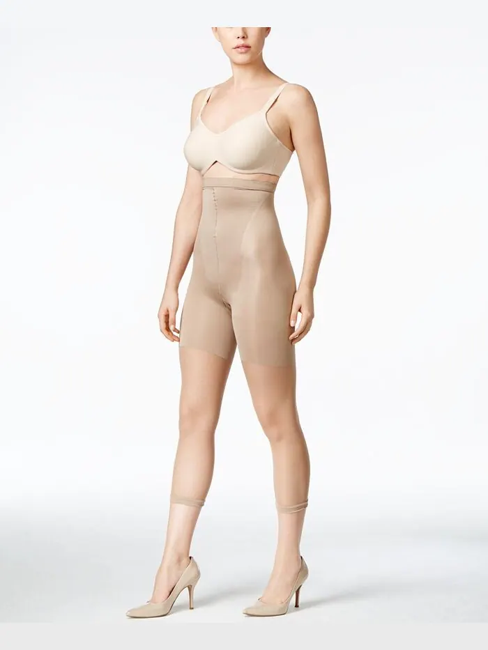 Женские капри Super High Power Tummy Control без ног, также доступны в расширенных размерах. SPANX — изображение 1 из 7