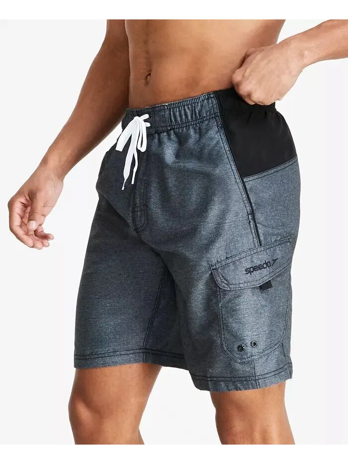 Мужские плавки Marina Sport VaporPLUS 9 дюймов Speedo — изображение 7 из 7, серый