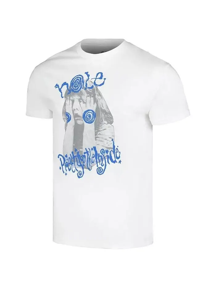 Мужская футболка с рисунком White Hole Pretty On The Inside Manhead Merch — изображение 3 из 3, белый