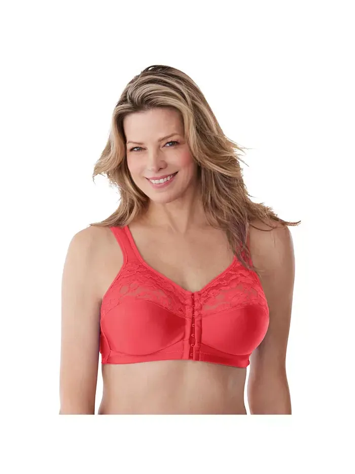 Женский бюстгальтер Easy Enhancer с застежкой спереди и косточками Comfort Choice