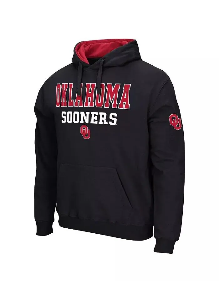 Мужская толстовка с капюшоном Oklahoma Sooners Sunrise Colosseum — изображение 3 из 3, черный