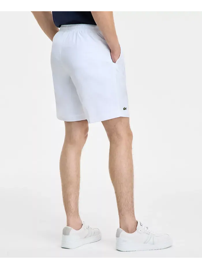Спортивные шорты Lacoste, мужские, с принтом "Diamante" на манжете — изображение 5 из 7, белый