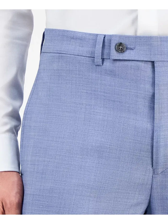 Мужские классические брюки Slim-Fit из шерстяной ткани с добавлением эластана Calvin Klein — изображение 5 из 7