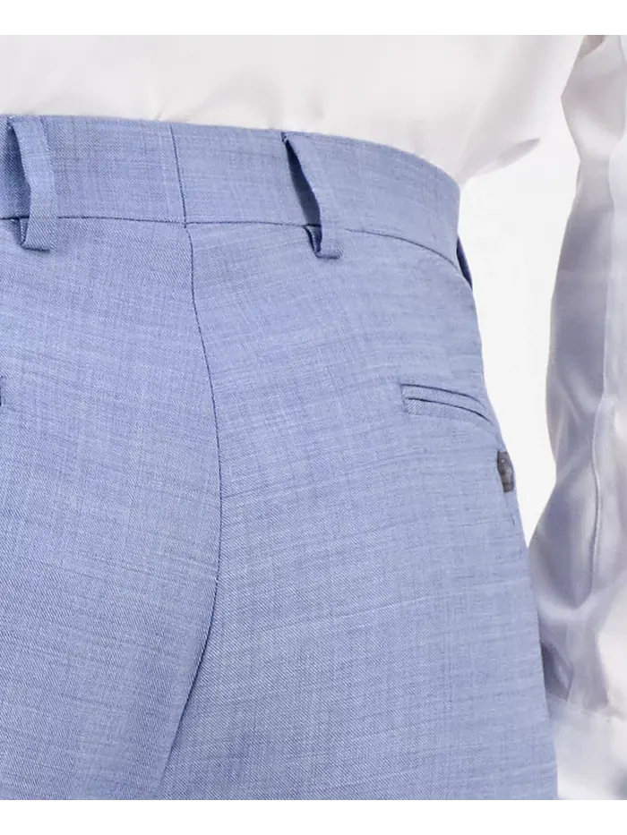 Мужские классические брюки Slim-Fit из шерстяной ткани с добавлением эластана Calvin Klein — изображение 6 из 7
