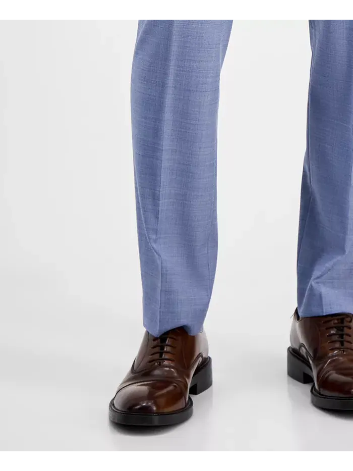 Мужские классические брюки Slim-Fit из шерстяной ткани с добавлением эластана Calvin Klein — изображение 7 из 7